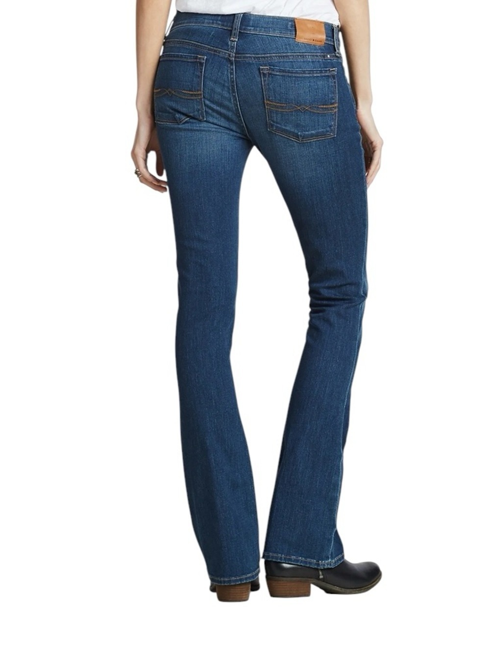Lucky Brand Women's Charlie Baby Boot Low Rise Jeans Size 8 length 29” Ankle - Picture 4 of 16